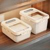 Moisture Proof Rice Storage Container Large Capacity Sealed Can Grain Storage Box  Home Kitchen