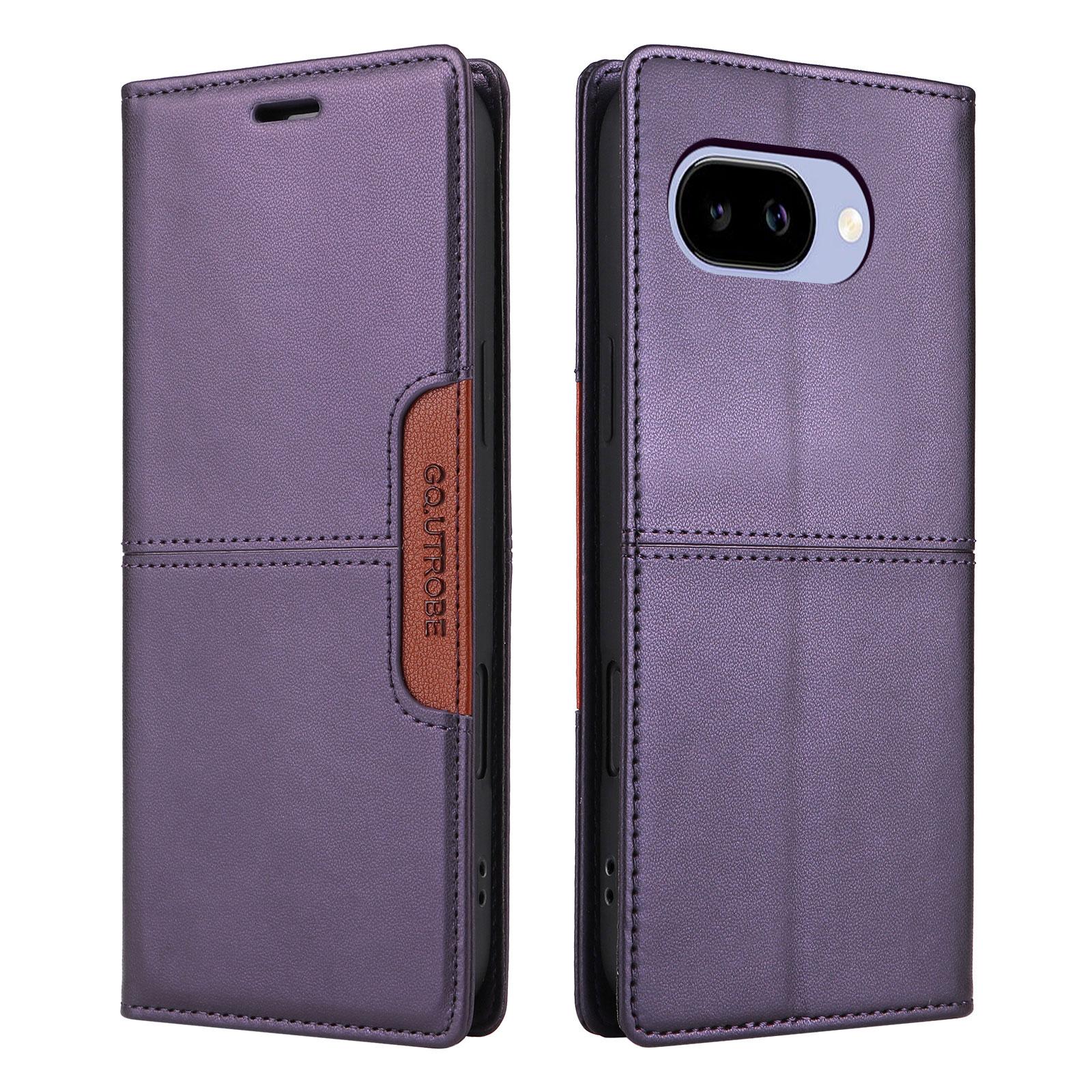 

Розкішний шкіряний чохол для Google Flip Folio Гаманець з RFID-блокуванням Підставка Захисний чохол Кобура Для Google Pixel 9A 8A 7A/Pixel 9 9Pro/Pixel 8Pro Google Pixel 7 фіолетовий