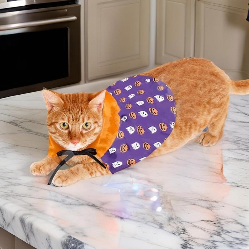 Dog Festival Capes Dog Festival Outfit Cats Costume Cloaks Pet Parties Make up Funny Clothing Dog Festival Costume