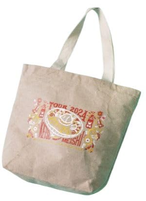 

Ketsumeishi KTM TOUR 2024 Linen Wide Tote Bag, Natural