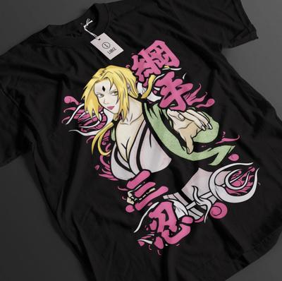 T-shirt Naruto T-shirt Tsunade T-shirt Jiraya T-shirt Orochimaru Anime Sakura T-shirt Unisexe