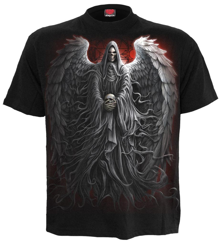 SPIRAL DIRECT DEATH ROBE T-Shirt/Biker/Totenkopf/Sensenmann/Party/Goth/Darkwear/Top/TeeWird in neuem Fenster oder Tab geöffnet