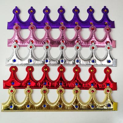 Halloween Royal Crown Bright Sequins Cloth Prince Princess Crown