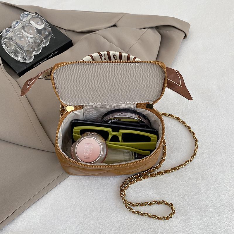 Red Clutch Bag For Women Trend Mini Box Crossbody Phone Bag Fashion Lipstick Pack Chain Shoulder Bag Lady Handbag Zipper Wallet