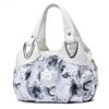 Flower Pu Leather Women Handbag Big Women's Shoulder Bags Famous Brand Design Lady Tote Handbag Colour Printing Crossbody