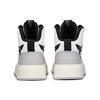 Leather Slip Resistant Abrasion Resistant High Top Skateboard Shoes Men's White Gray 912238011-2