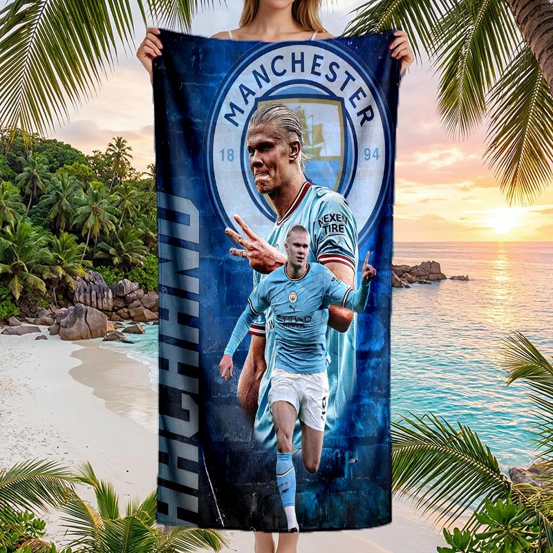 Haaland Fashion Beach Towel: Ideal for Summer Adventures Soft, absorbent and quick drying suitable for swimming and bathing