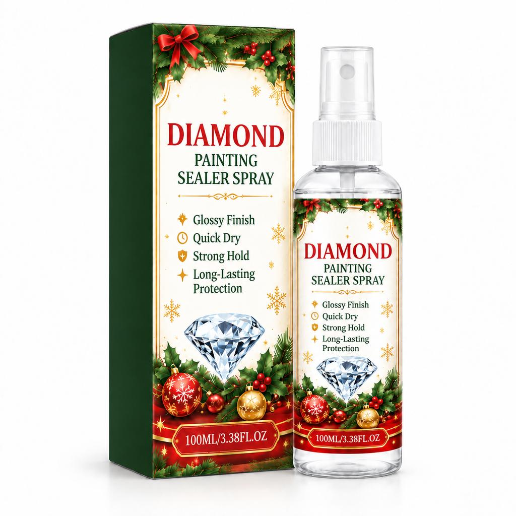 Diamond Painting Sealing Spray - Shiny Surface Uniform Coverage, Protective for Artworks, Suitable for Handmade DIY Spray