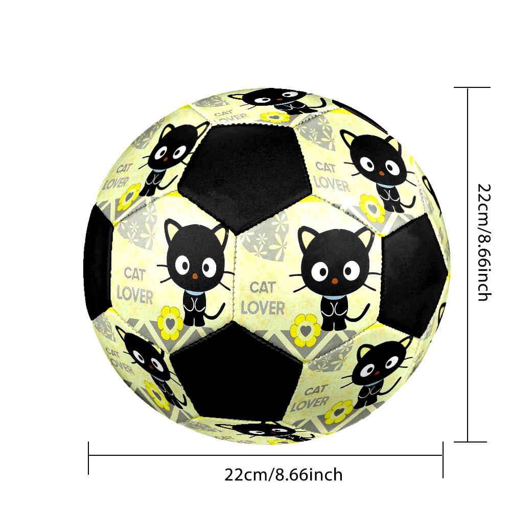 Chococat Soccer Ball Colorful All Ages Machine Stitched PVC Competition Ready Durable High-Bounce.SIZE5