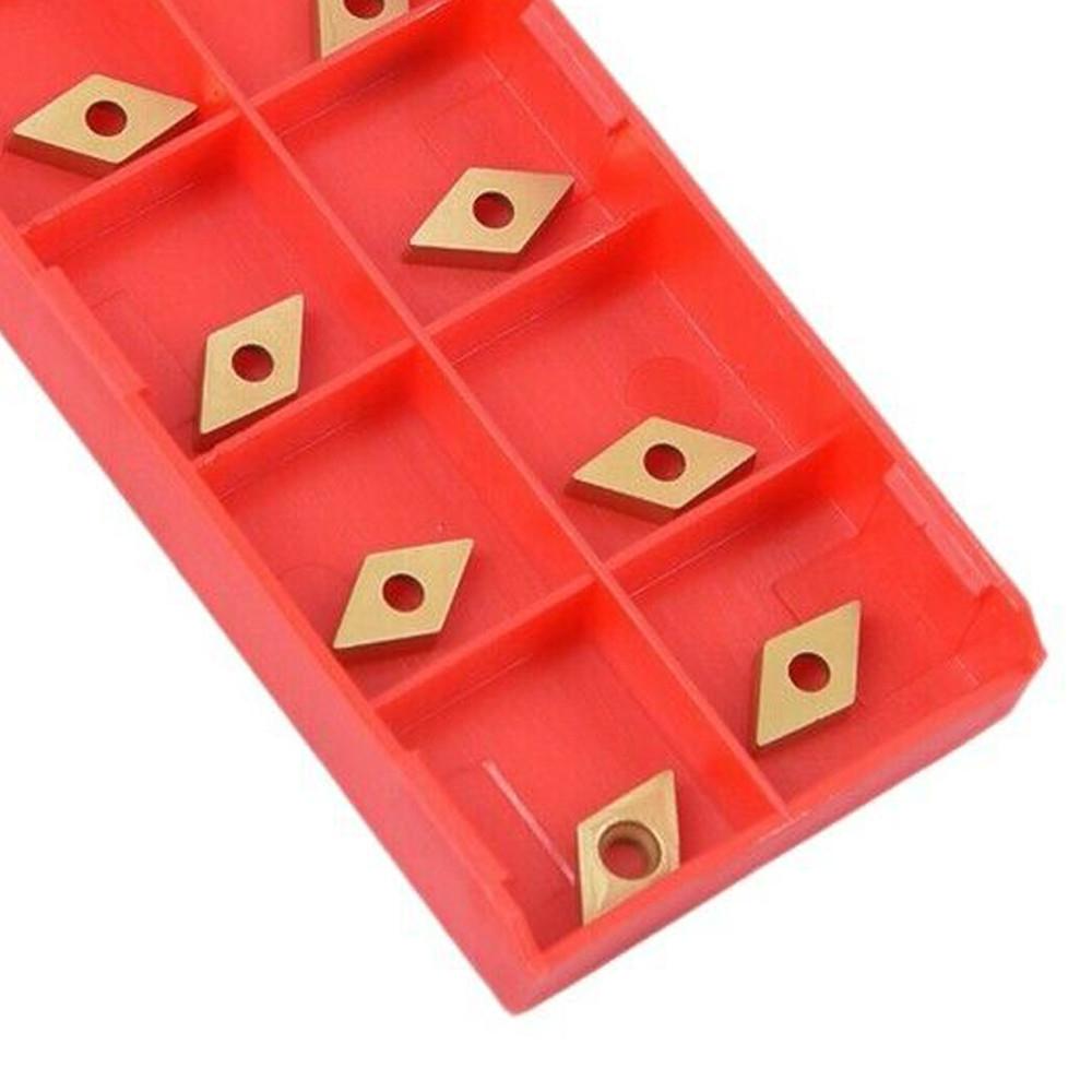 10 ks DCMT070204 YBC251 Břitové destičky Zlaté Karbidové Vložky CNC Soustružnický Nůž