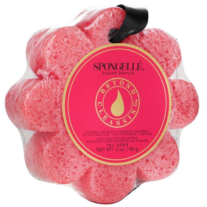 SPONGELLE Wild Flower Soap Sponge - Sugar Dahlia (Red)