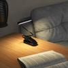 LED Clip On Reading Light with Flexible Neck Bedside Night Light Touch Stepless Dimming Clip On Book Lamp for Home Office