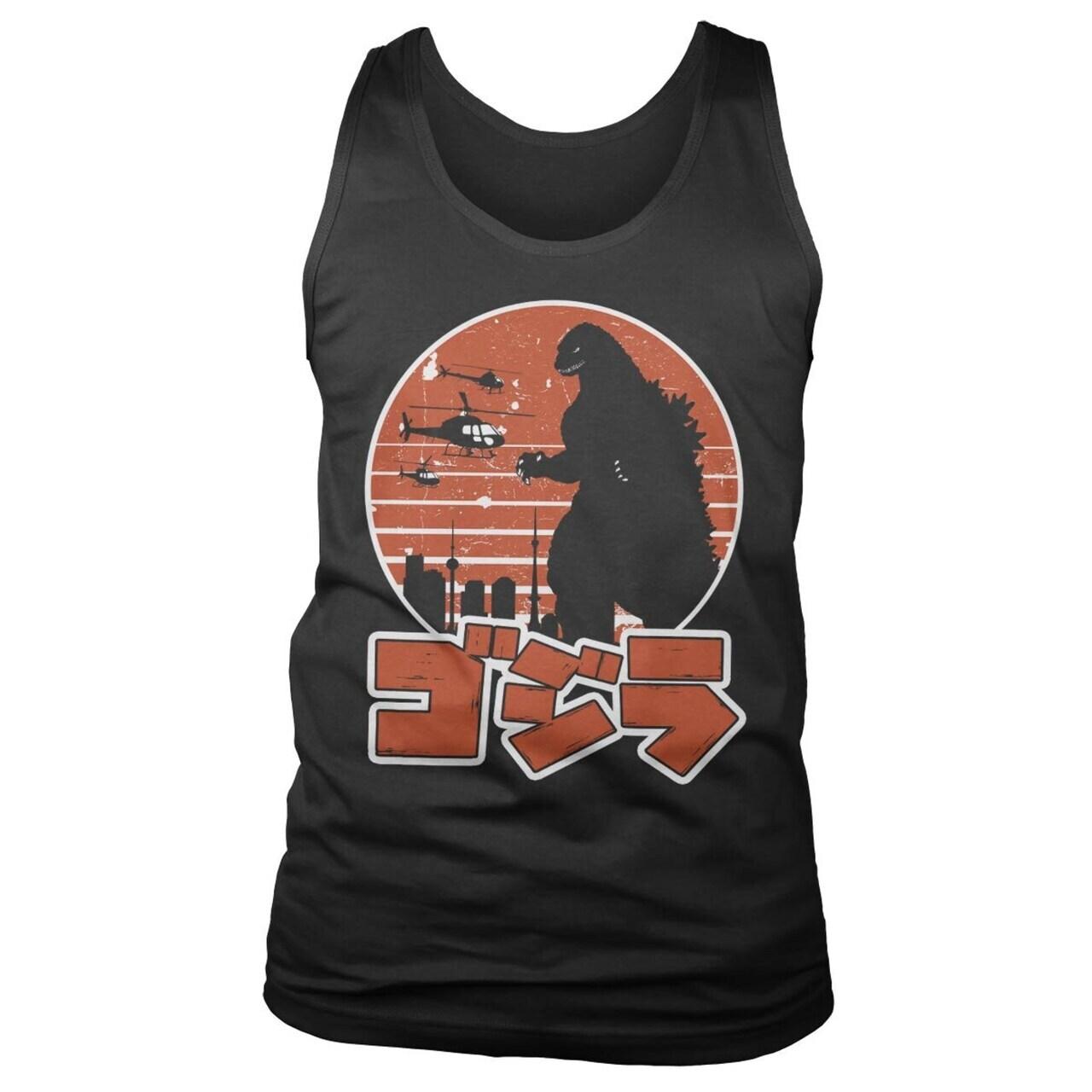 Licenza Ufficiale Godzilla Giapponese Logo Maglia Canotta S-XXL Taglie S