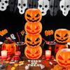 1/12Pcs Halloween Pumpkin Squeeze Cup Sensory Toys Stress Relief Pop Up Ghost Squeeze Ball Halloween Gifts For Kids Juguetes