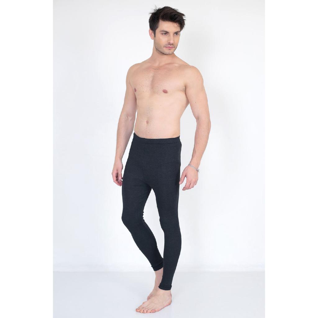 Erhabene Thermounterwäsche | Unisex Thermostrumpfhose aus Baumwolle Schwarz