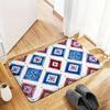 Decorative Entrance Doormat Mat Floral Pattern Area Rug Home Decor Indoor Outdoor Welcome Mat Utility Mat 40x60cm Cute Rug for P