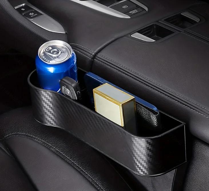 1pc Car Seat Gap Filler Organizer Storage Box, Car Seat Side Storage Box
