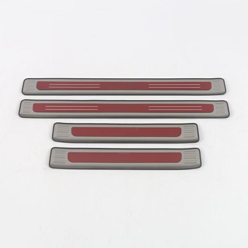 For Toyota Land Cruiser 300 LC300 2022 2023 Accessories Stainless Steel External Door Sill Scuff Plate Pedal Anti-scratch