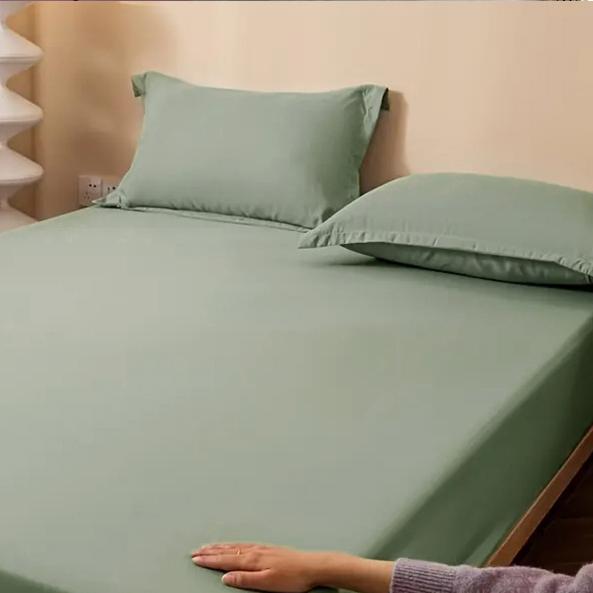 1ks Ultra měkké prostěradlo s gumou - Lehký prodyšný polyester, Snadná údržba a padnoucí chránič matrace, Pohodlné ložní prádlo pro všechna roční období Měkké prostěradlo