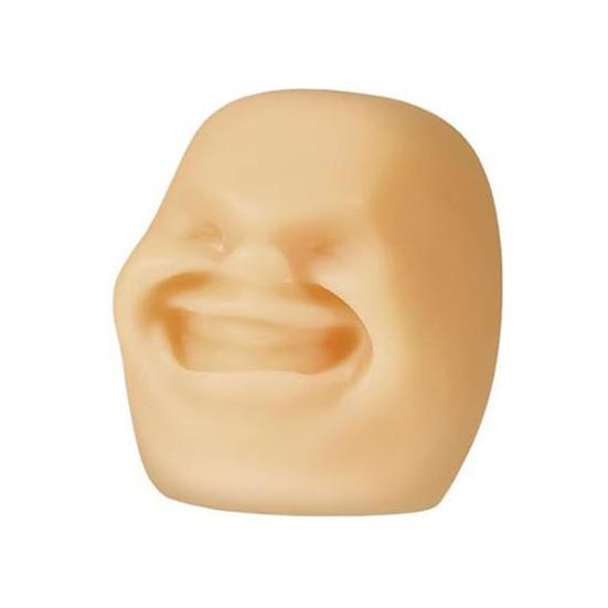 Human Face Squeeze Toy Anxiety Stress Relief Realistic Head Pinch Sensory Toy Teens Adults Soft TPR Calming Face Fidget Toy