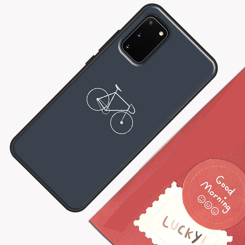Bike Cycling Art Case For Samsung Galaxy S22 S21 S23 Ultra Note 20 S8 S9 S10 Note 10 Plus S20 FE Back Cover