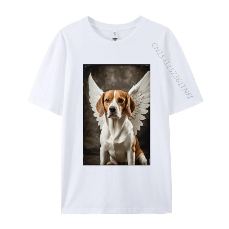 

Beagle Angel Tshirt Funny TShirts EcoFriendly Limited Edition Teeshirt Vintage Birthday Gift Novelty Dark Grey 3XL S