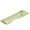 Ultra-Quiet Illuminated Mechanical Feel Wired Keyboard & Wireless Mouse Set for Office & Tablet Use