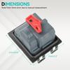 For Mercedes-Benz A B C CLA GLA GLK Class W176 W246 Fuel Filler Flap Locking Actuator Motor A0008207703 A0008207705