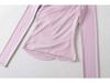 Autumn 2025 Women's Lace Trim Halter Neck Off-Shoulder Slim Long-Sleeve T-Shirt