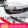 Emblems For IS300H NX300H CT200H IS250 IS200 RX400H RX450H Car Door Anti-Collision Strip Rearview Mirror Protection Stick