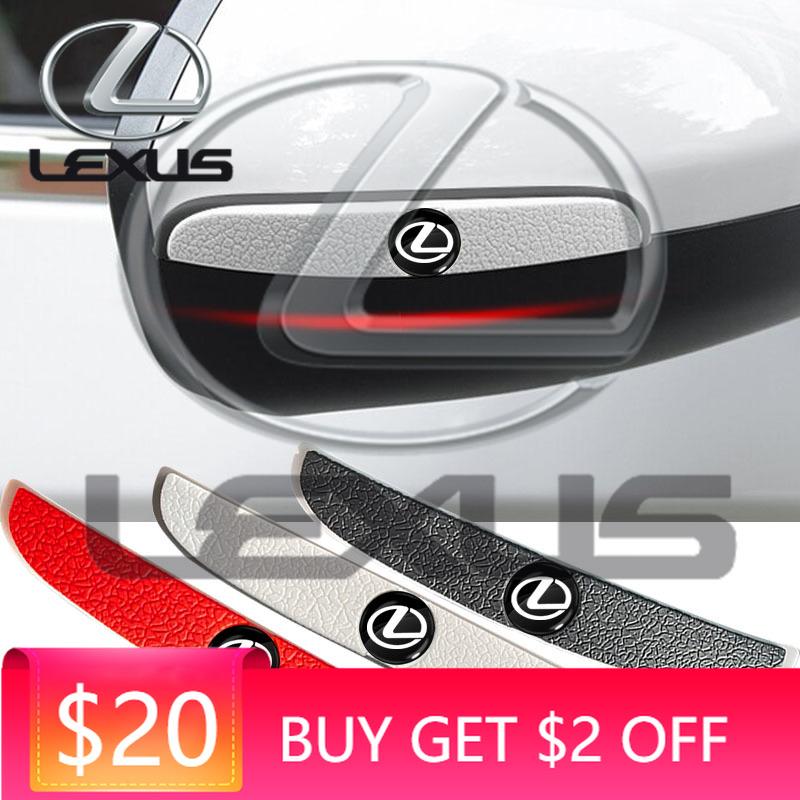 Emblems For Lexus IS300H NX300H CT200H IS250 IS200 RX400H RX450H Car Door Anti-Collision Strip Rearview Mirror Protection Stick ADS1