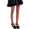 Women See Through Fishnet Pantyhose Stockings Japanese Aesthetic Hollowed Geometric Circle Pattern Mesh Tights Leggings