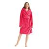 Urban Threads Womens/Ladies Leopard Print Fleece Robe