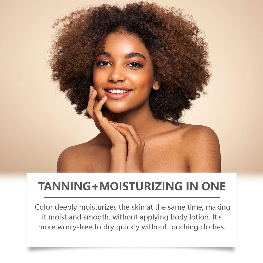 Zyvarn Lightweight Tanning Lotion Natural Bronze Glow Hydrating Moisturizer Fast Tanning Non-Greasy Body Lotion