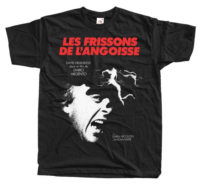 

Черная футболка унисекс Les Frissons De L Angoisse Deep Red Movie