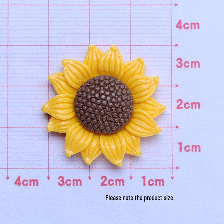 Glossy Sunflower Resin DIY Kit: Phone Case, Hair Clip, Jewelry
