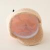 Cappello Invernale per Bambini in Lana d'Agnello con Protezione per le Orecchie, Design a Becco d'Anatra con Orsetto Cartone Animato - Stile Baseball Unisex