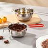 304 Stainless Steel Chocolate Melting Pot Heat Resistant Handle Candle Making Pot Baking Tool