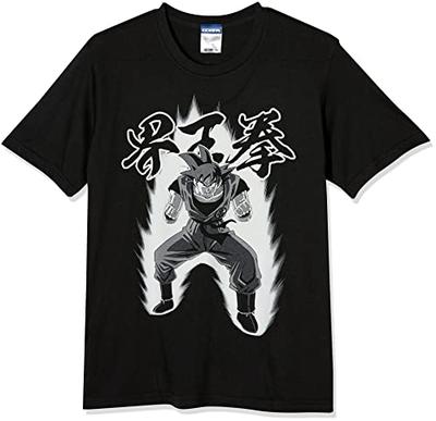 COSPA Dragon Ball Z Goku Kaioken T-shirt BLACK L Size