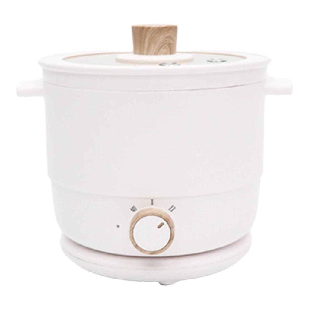Cooking Electric Cooking Pot 1L For 1 to 2 People 2 Levels Adjustable Heat Power Functions in 1 Easy to Easy to Electric Cooking Pot IH cooker for