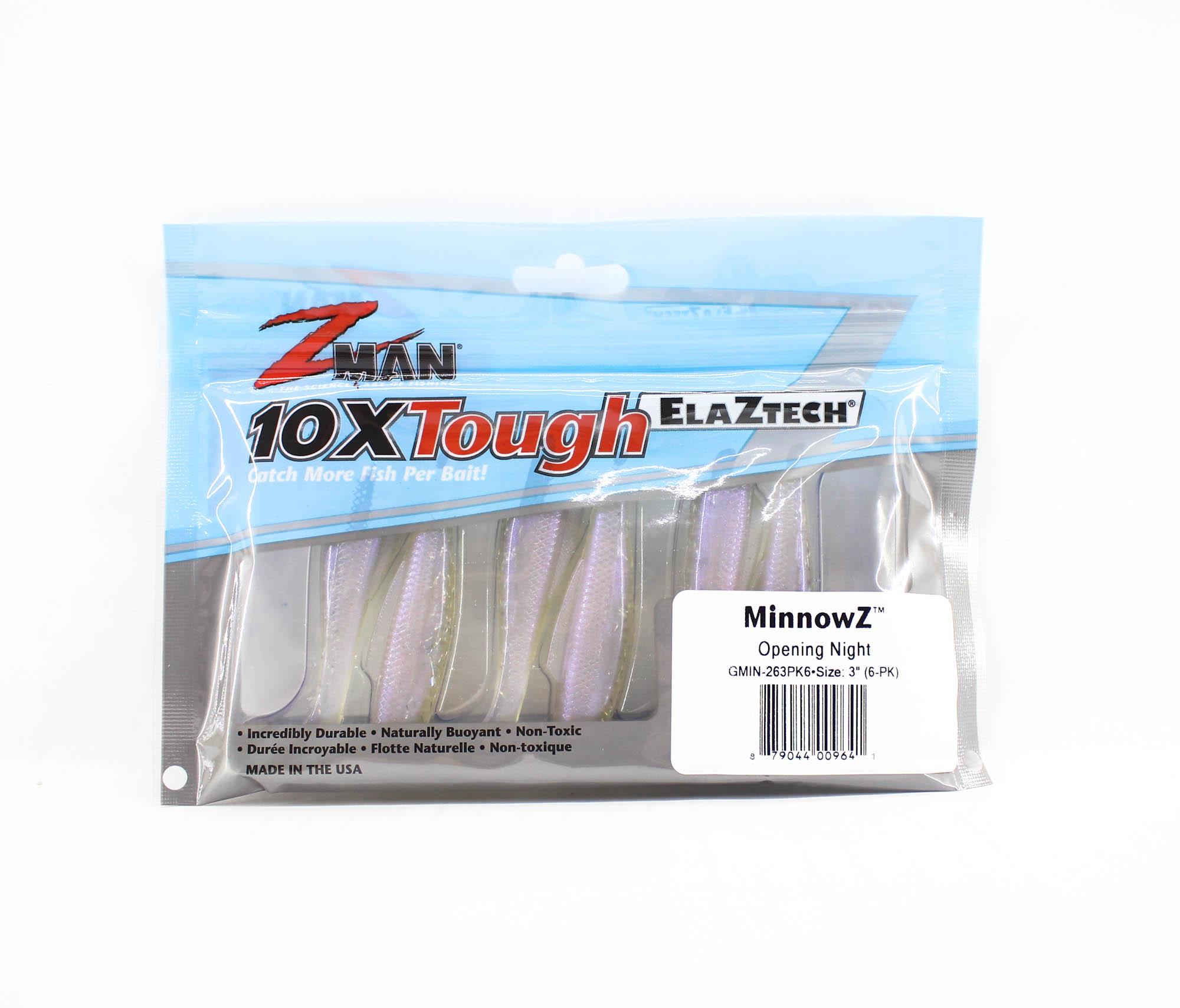 Zman Soft Lure MinnowZ 3 Inch 6/Pack Открытие Ночи (9641)