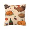 Pillow Case Happy Thanksgiving Day Soft Pillow Cover Morden Cushion Cover Graphic Pillowcases For Sofa Bedroom Home Decor