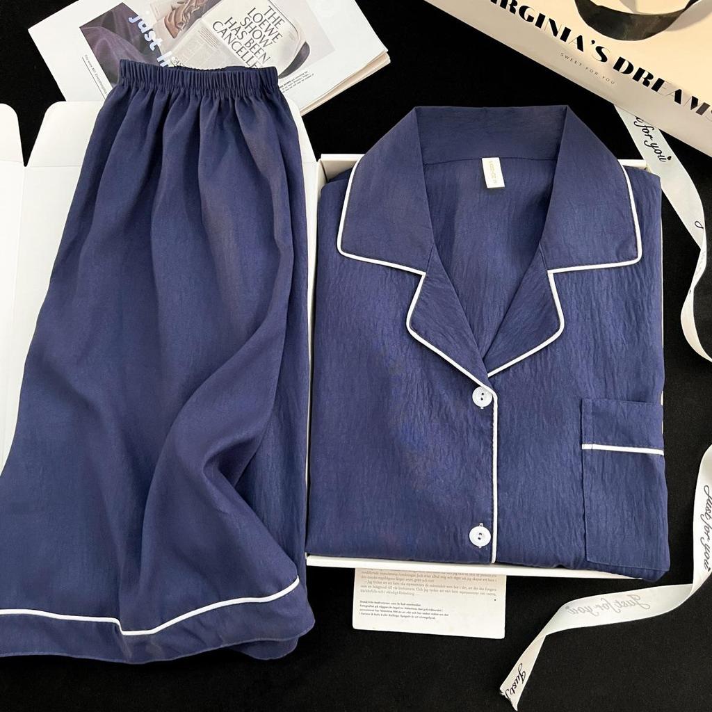 Men's Cloud Cotton Solid Color Short Sleeve Pajama Set