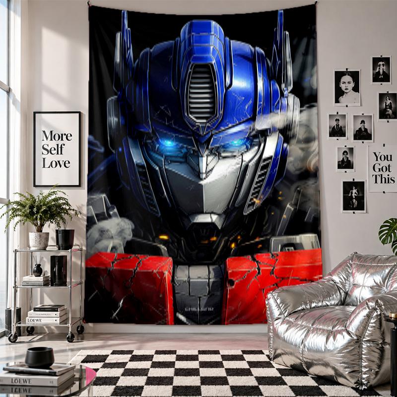 Wall TapestryTransformers Art Hanging Cloth Decorative Background Cover for Room Decoration