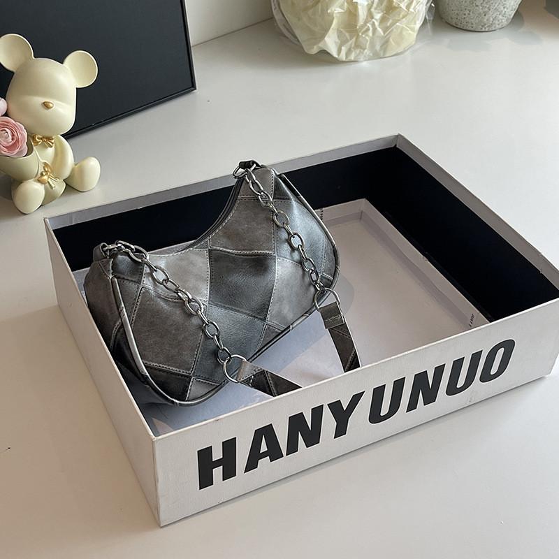 Elegant 2024 Summer Women s Fashionable Casual Handbag Versatile Crossbody Purse чёрный