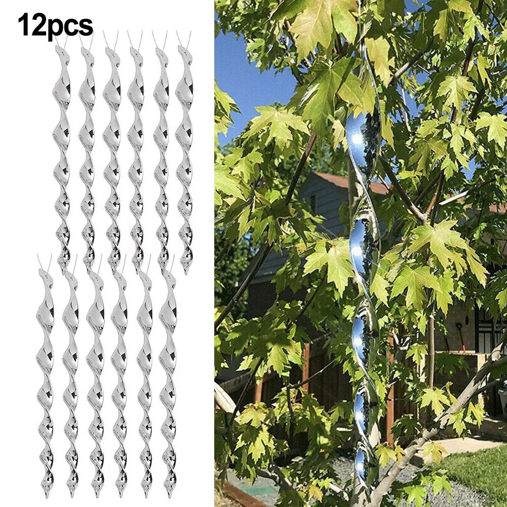 360 Reflective Bird Deterrent Wind Chime Bird Deterrent Outdoor Use Humanely Deter Birds Outdoor Home And Garden Decor