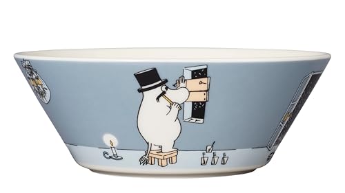 [Officially Imported] Moomin by ARABIA Bowl, 15cm, Classic Moominpappa, Gray, Moomin Tableware, Arabia, 1066912
