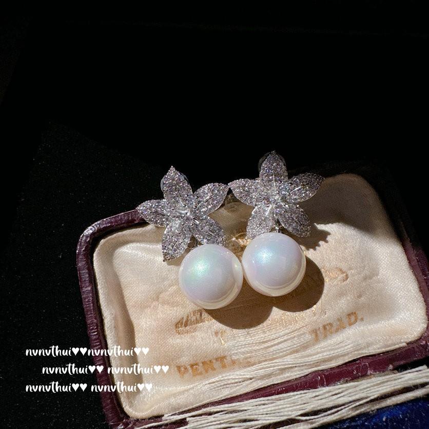 

Белая Лунная Личи Замороженный Белый Халцедон Жемчужное Ожерелье, Водный Дух, Глубоководная Бусина Цветок Морской Звезды Жемчужные Серьги