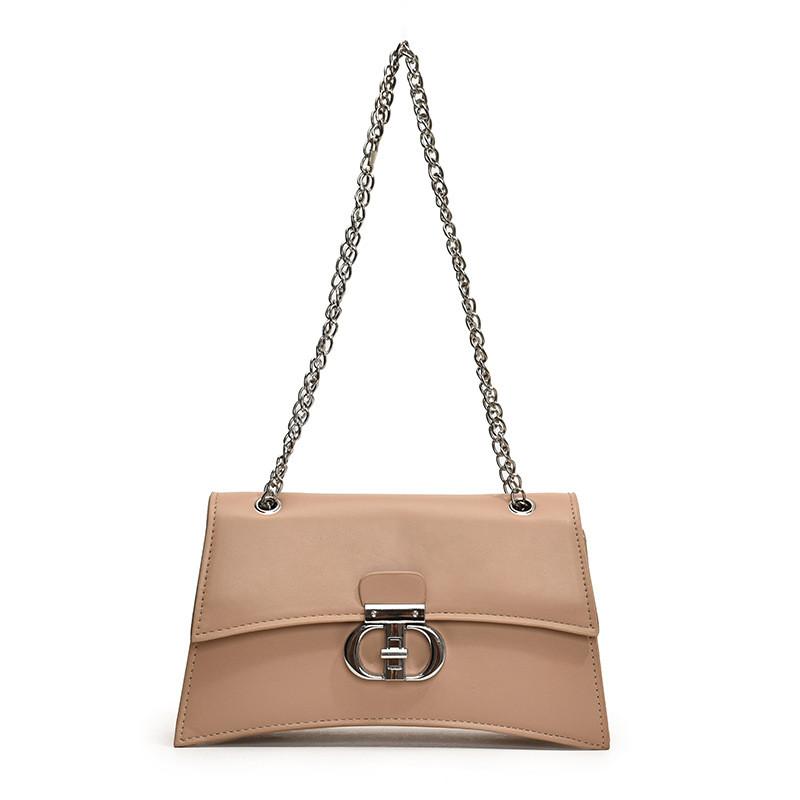 

Stylish Black And White Small Square Bag For Women Elegant Chain Shoulder Bag 2024 Fall Collection Chic Pu Fashion хакі