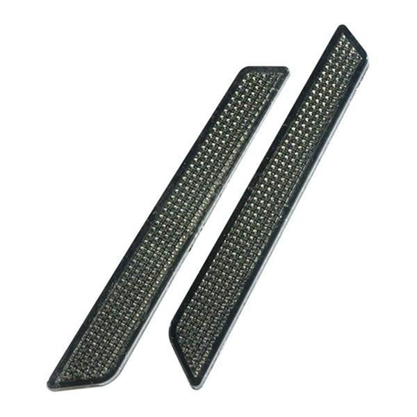 1 Pair Harley Touring Motorcycle Saddlebag Lock Cover Reflectors